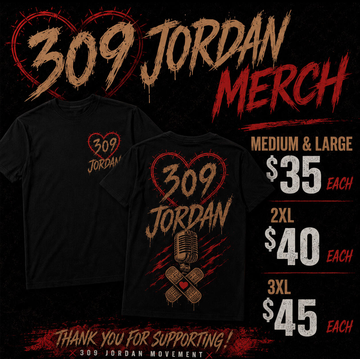 309 Jordan Movement: Black Hat