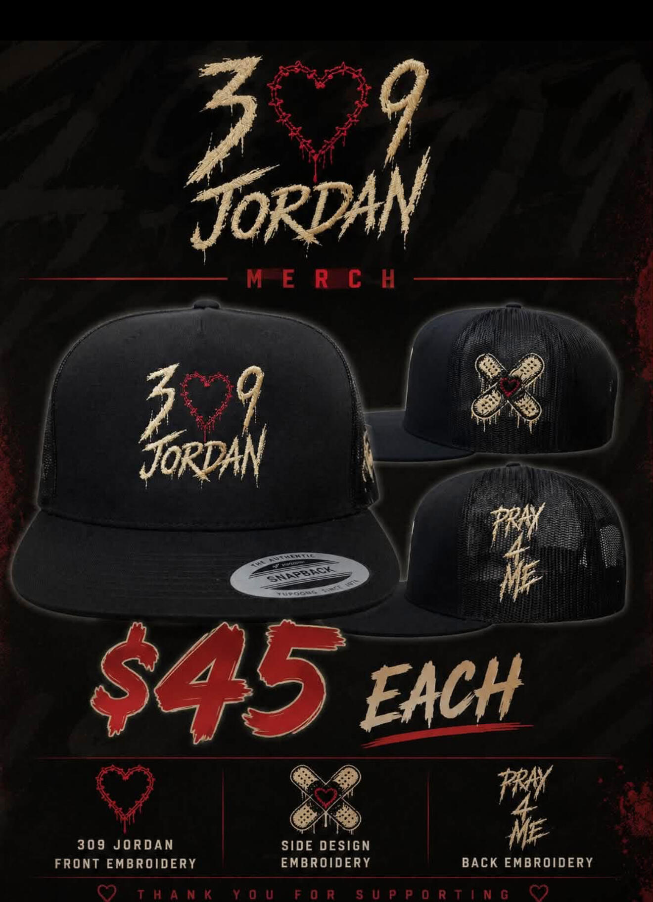 309 Jordan Movement: Black Hat
